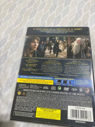 Trilogía El Hobbit Edición Extendida DVD