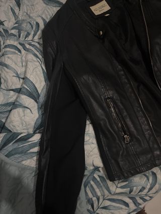 Chaqueta Cuero KELREBEC Negra