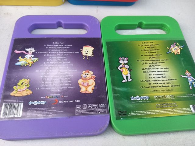 Cantajuego Lote 6 DVDs con CD de música, Infantile