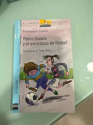 Libro Pablo Diablo y el partidazo de fútbol