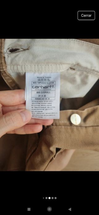 Peto Carhartt Beige