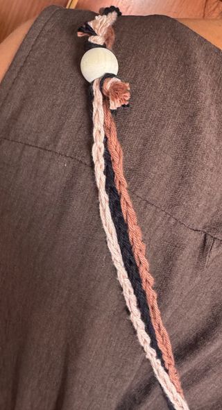 Bolso cartera bandolera de punto para móvil