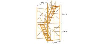 Andamio homologado en alquiler