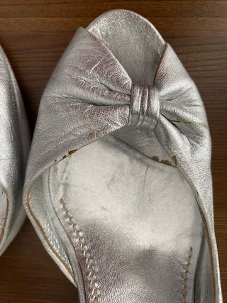 Zapatos de tacón Casadei plateados