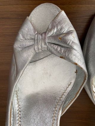Zapatos de tacón Casadei plateados