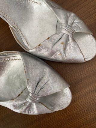 Zapatos de tacón Casadei plateados