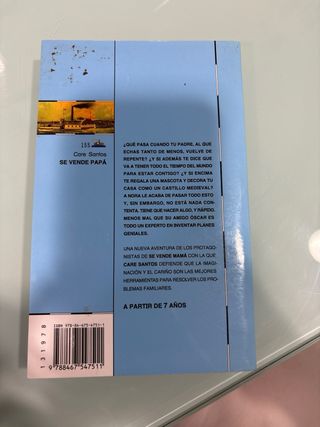 Libro Se vende papá de Care Santos