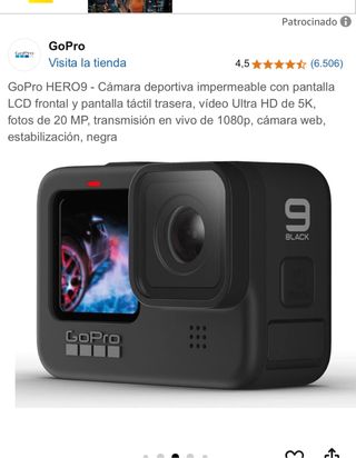 GoPro HERO9 Black Cámara Deportiva