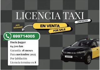 LICENCIA DE TAXI BARCELONA CON VEHÍCULO