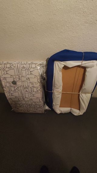 Cuna de bebé azul basic interbaby.