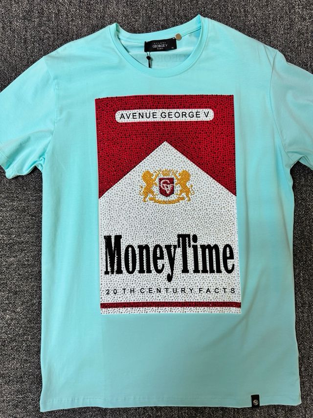 Camiseta George V Verde con Brillos