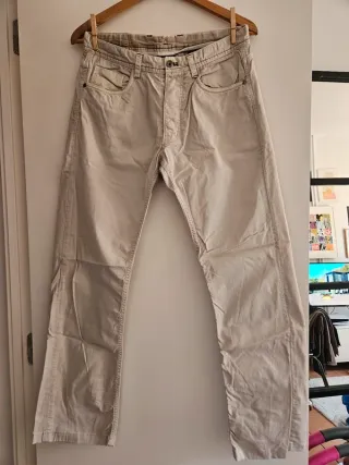 Massimo Dutti Pantalones Beige