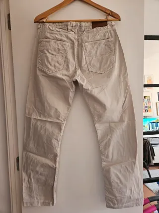 Massimo Dutti Pantalones Beige