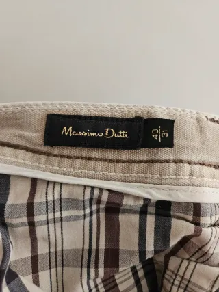 Massimo Dutti Pantalones Beige