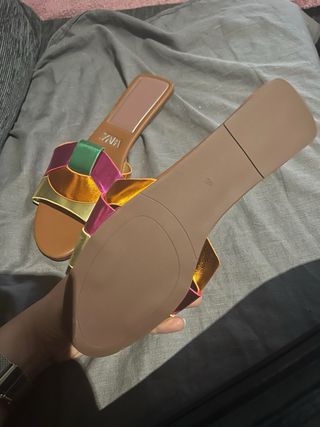 Sandalias ZARA T.40 Multicolor