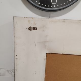 Marco espejo moderno plateado madera