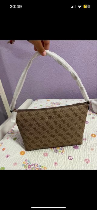 Bolso Guess Beige y Marrón