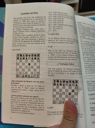 Libro Ajedrez  Curso de aperturas : sistemas abier