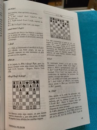 Libro Ajedrez  Curso de aperturas : sistemas abier