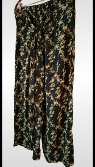 Pantaloni donna fantasia floreale