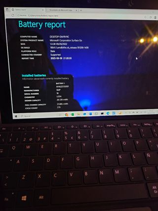 Microsoft Surface Go 2 8GB RAM 119GB SSD Negro