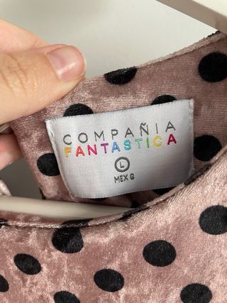Camiseta terciopelo lunares