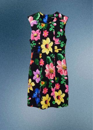 Vestido mini estampado floral