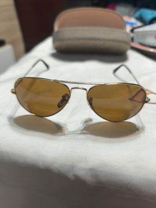 Gafas de Sol Ray-Ban Aviador Doradas