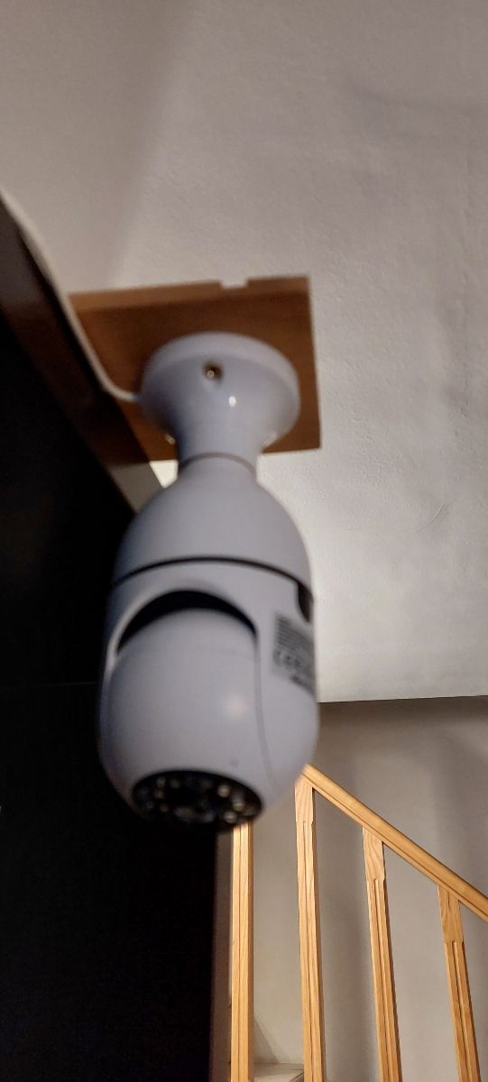 Cámara de seguridad WiFi casquillo bombilla e27