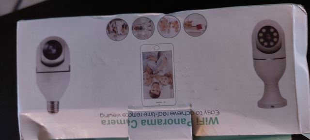 Cámara de seguridad WiFi casquillo bombilla e27