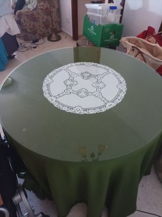 Cristal para mesa redonda