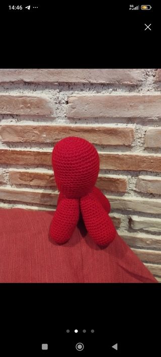 Peluche Pulpo Pocoyó Amigurumi