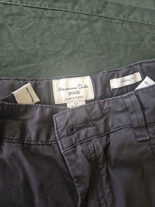 Pantalón Cargo Massimo Dutti Azul Marino Talla 12