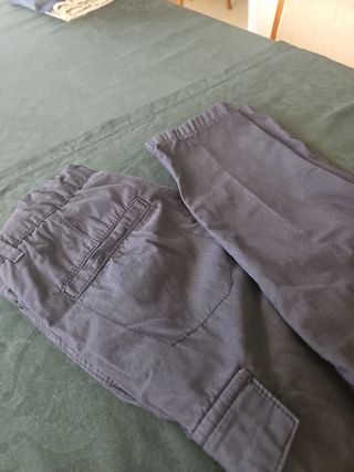 Pantalón Cargo Massimo Dutti Azul Marino Talla 12