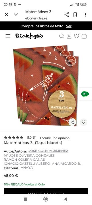 Matemáticas 3.
