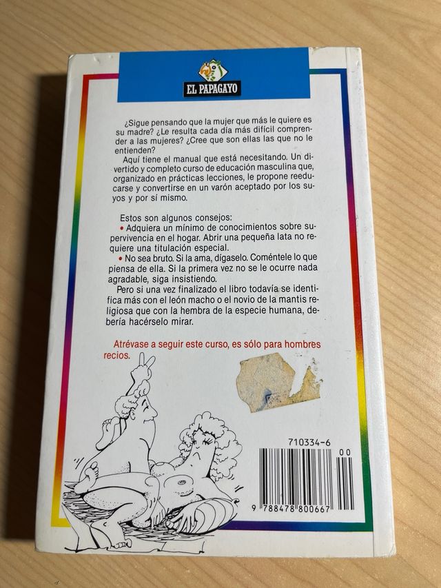 Curso elemental para varones sensibles y machistas