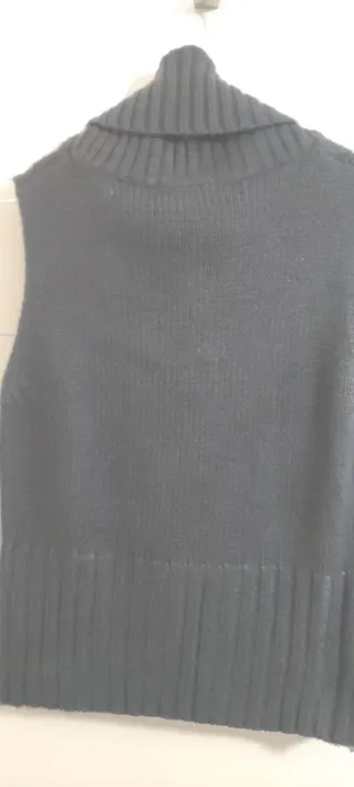 Chaleco Promod cuello alto lana talla 40