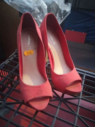 Zapatos de tacón Lefties Rojo Talla 37
