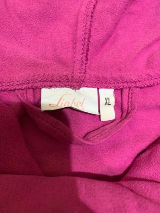 Accappatoio rosa XL con borsa