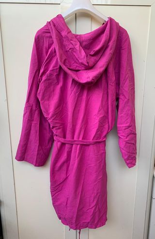 Accappatoio rosa XL con borsa