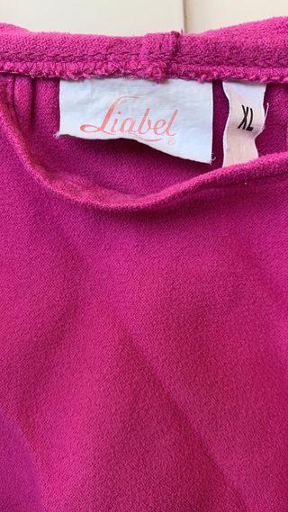 Accappatoio rosa XL con borsa