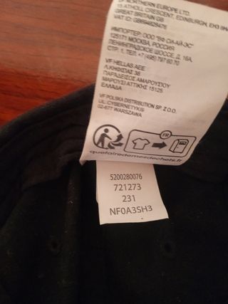 Gorra The North Face Negra