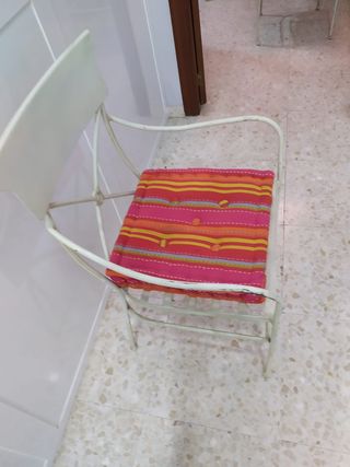 Sillas de jardín de metal