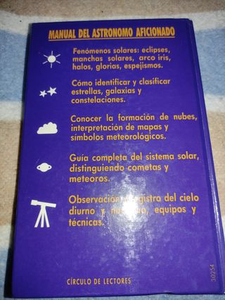 Manual del astrónomo aficionado.