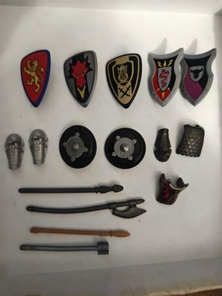 Playmobil Escudos y Armas Medievales