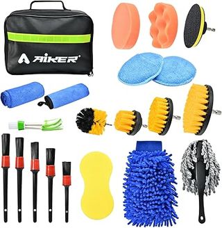 Kit de Limpieza de Coche con 21 piezas