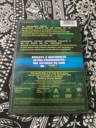 El Increíble Hulk DVD - Piloto Serie TV