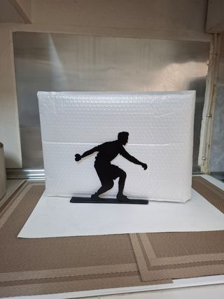 Silueta de hierro para decoración