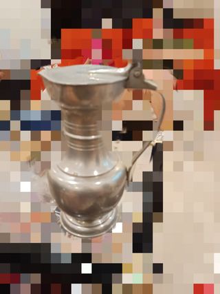 Jarra peltre antigua Art Decó Francia