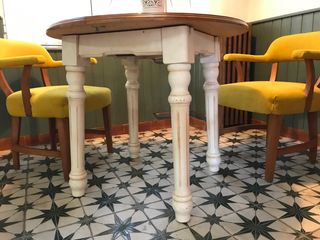 Mesa extensible cocina comedor madera con cristal